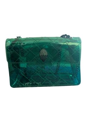 Kurt Geiger Green Transparent Jelly Shoulder Bag